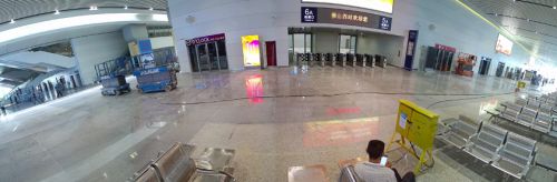 某市高铁站检票口全景监控项目案例之一图片